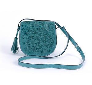 Bolsa tipo crossbody - Piel Cincelada