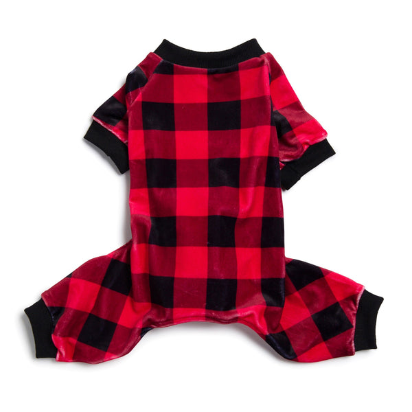 Red Buffalo Check Matching Human Pajamas