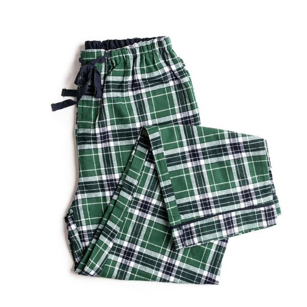 Matching Plaid Flannel Pajama Shorts -- 7.5-inch inseam