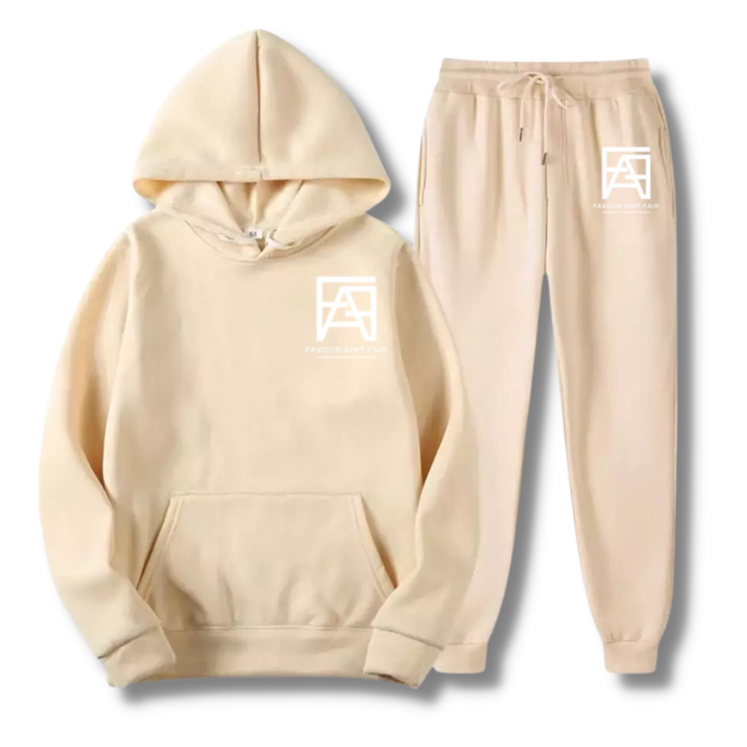Dripped in FAVOUR - Cream Logo Sweatsuit – FAVOURED