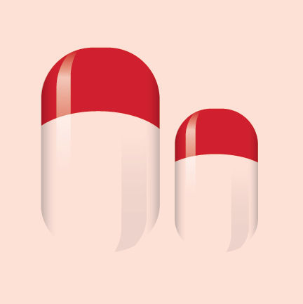 Red French Nail Wrap