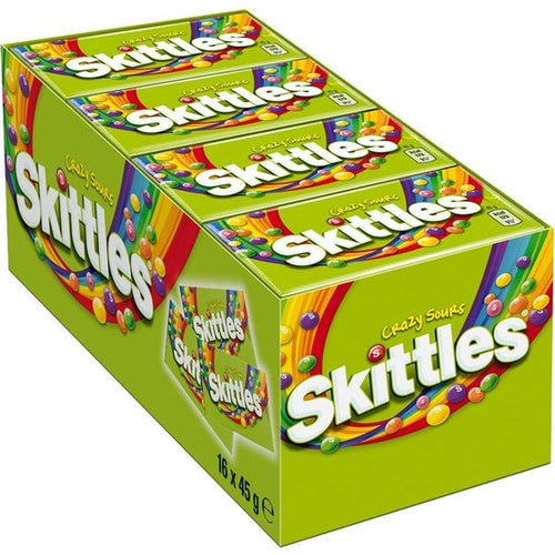 Skittles Crazy Sours 16x45g