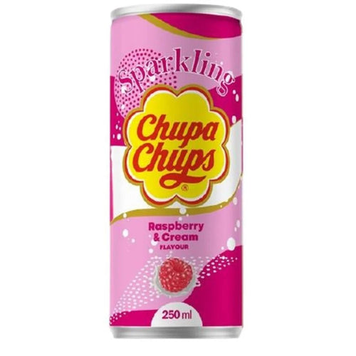 Chupa Chups Sparkling Raspberry & Cream (Korea) 24x250ml Excl Statiegeld