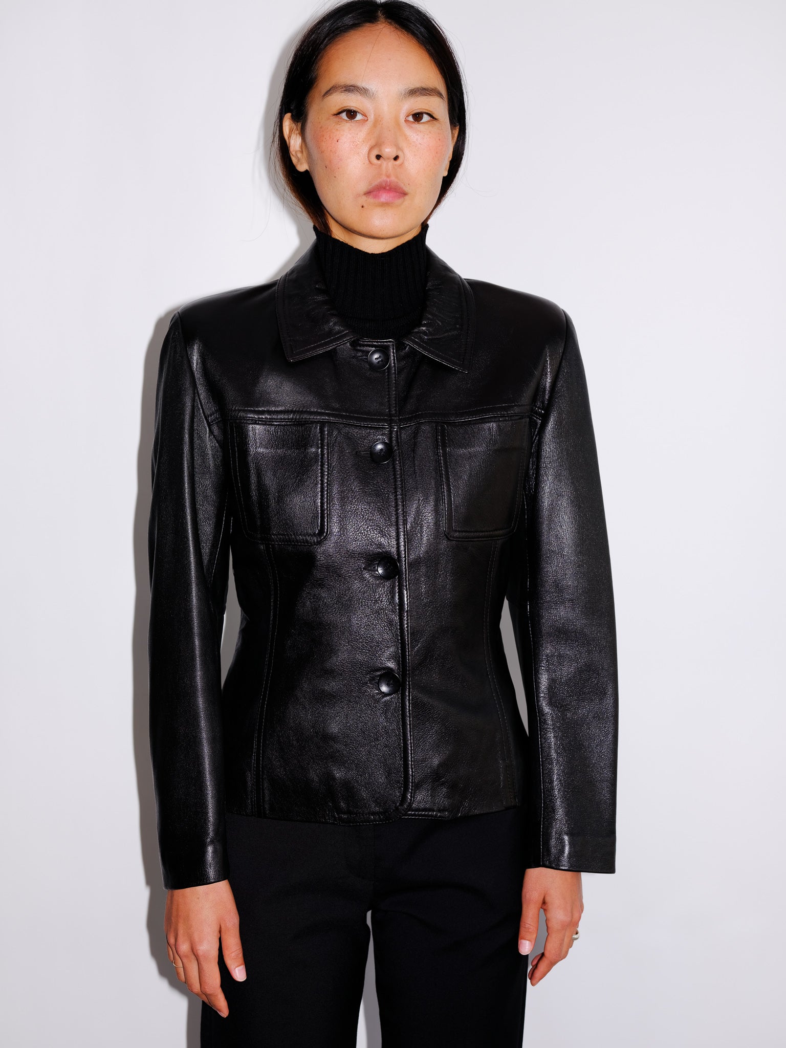 Giorgio Armani leather jacket – Preclothed