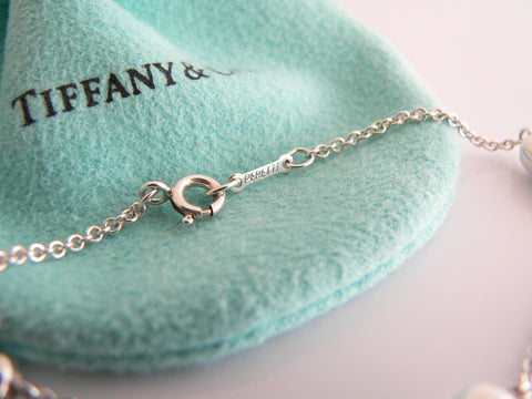 Authenticate Tiffany Co Necklace Pouch Chain - Is it Real or Fake