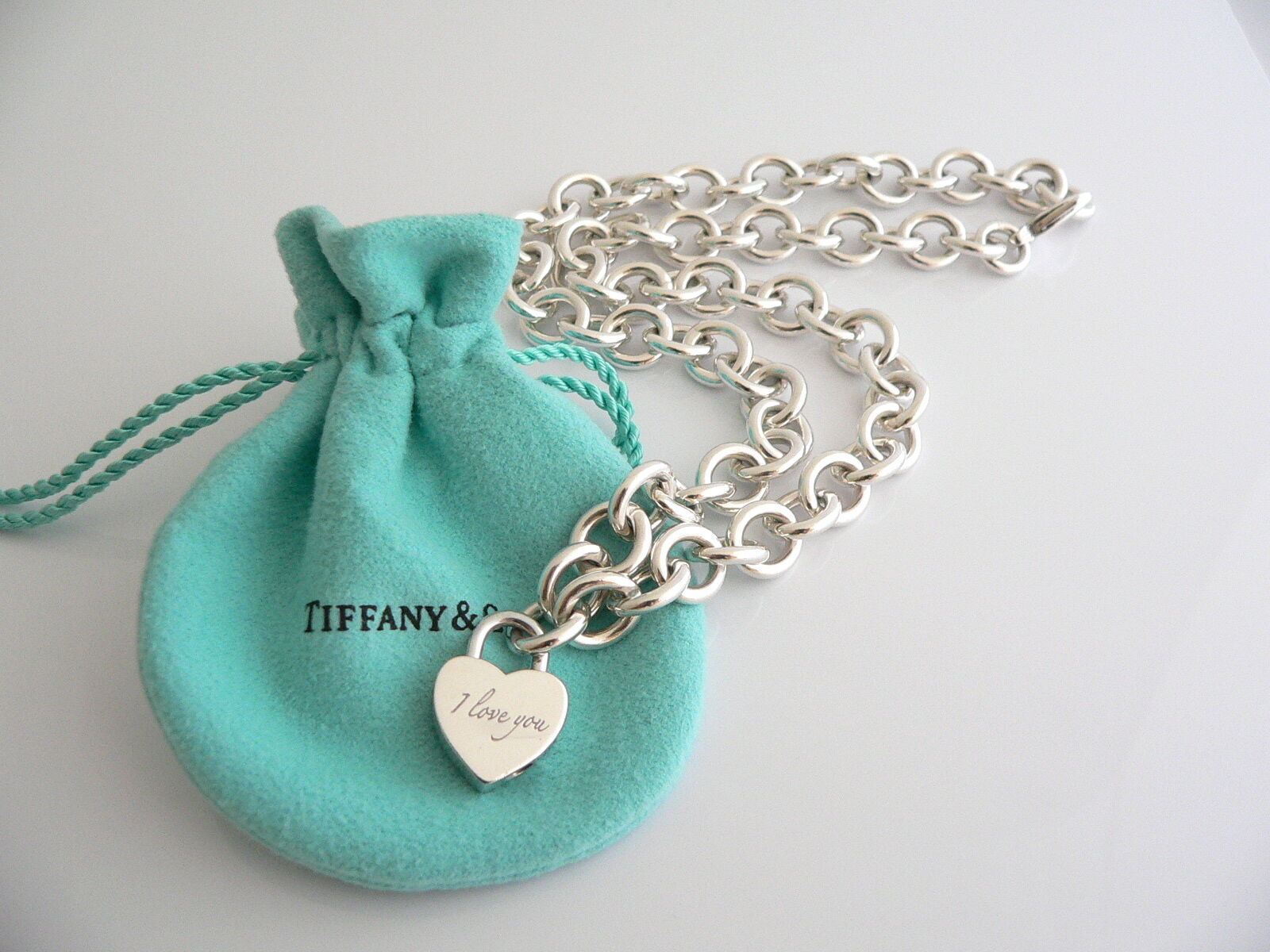 tiffany and co lock necklace