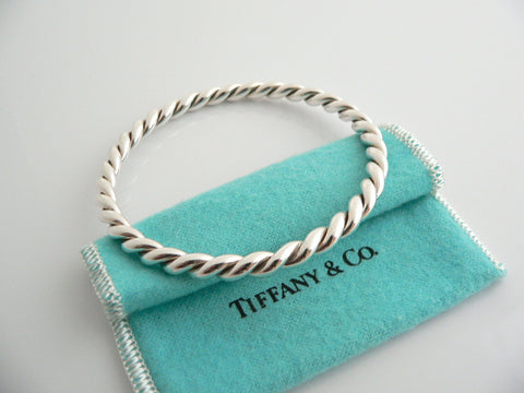 Tiffany & Co Silver Atlas Roman Numeral Cuff Bracelet Bangle Gift Love  Statement