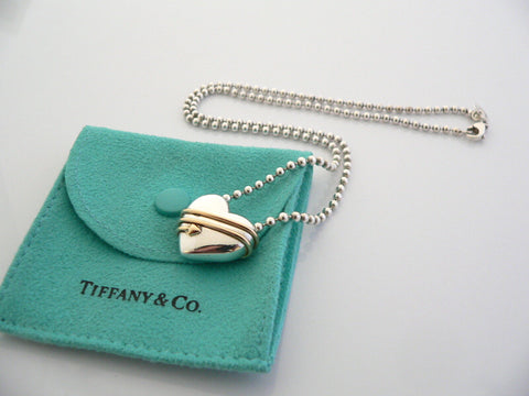 Tiffany & Co. Two-Tone Heart & Arrow Pendant Necklace - 18K Yellow Gold Pendant  Necklace, Necklaces - TIF268147 | The RealReal