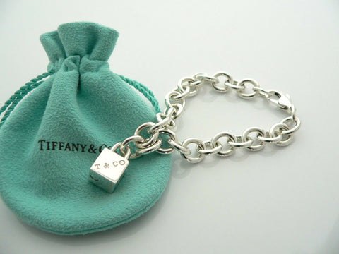 Tiffany & Co. Toggle Bracelet Charm Enamel Gift Box Shop Bag Snow Flake  Silver