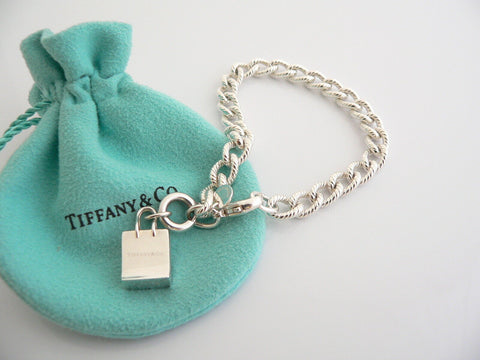 Tiffany & Co., Jewelry, Tiffany Co Shopping Bag Charm Necklace