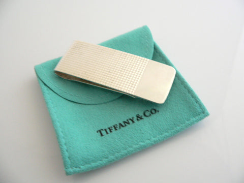 Tiffany Classic money clip in sterling silver.