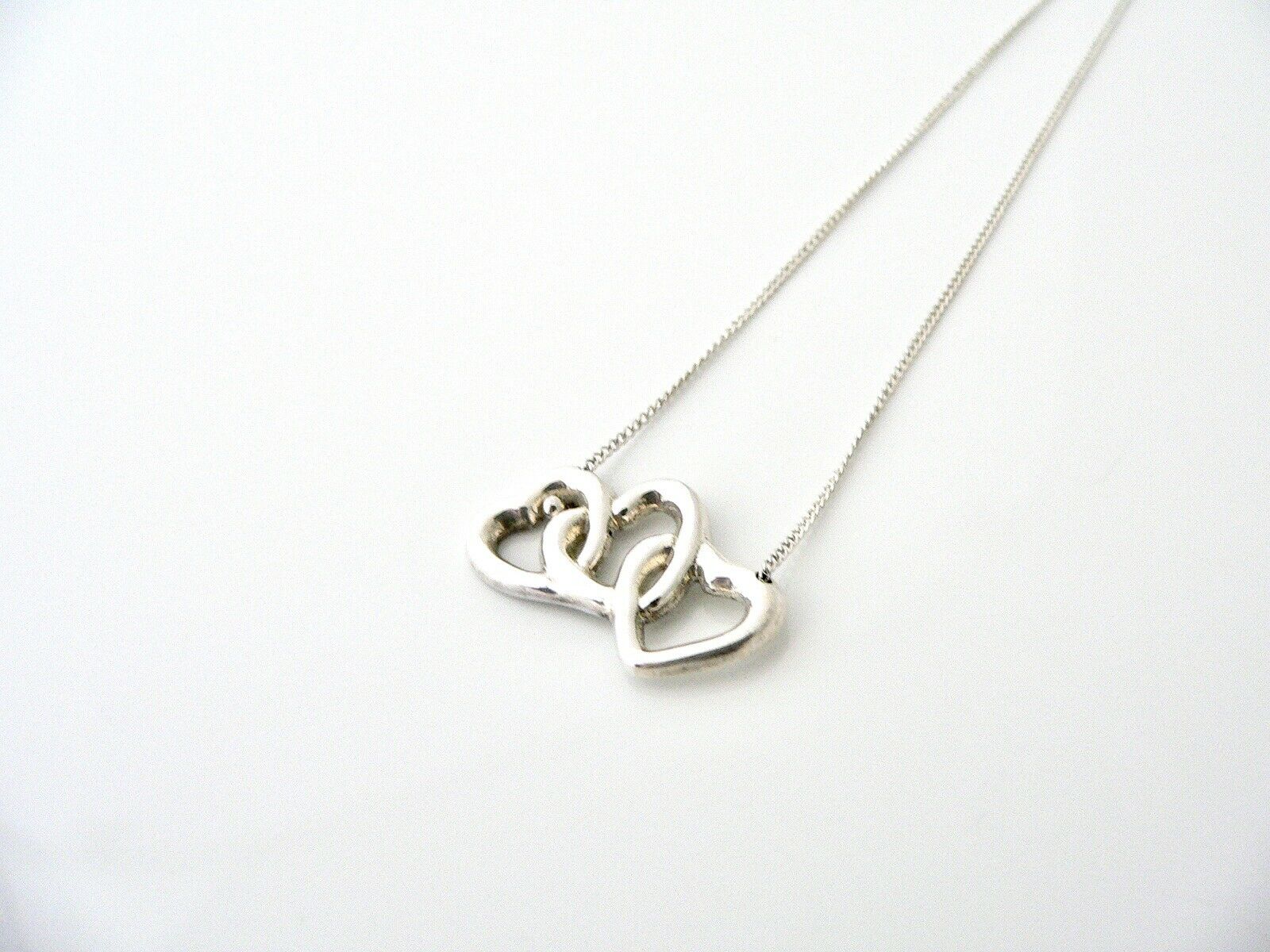 tiffany triple heart necklace