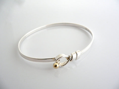 Quality Gold Sterling Silver 22mm Heart Locket Flexible Bangle Bracelet  QB988 - The Diamond Family