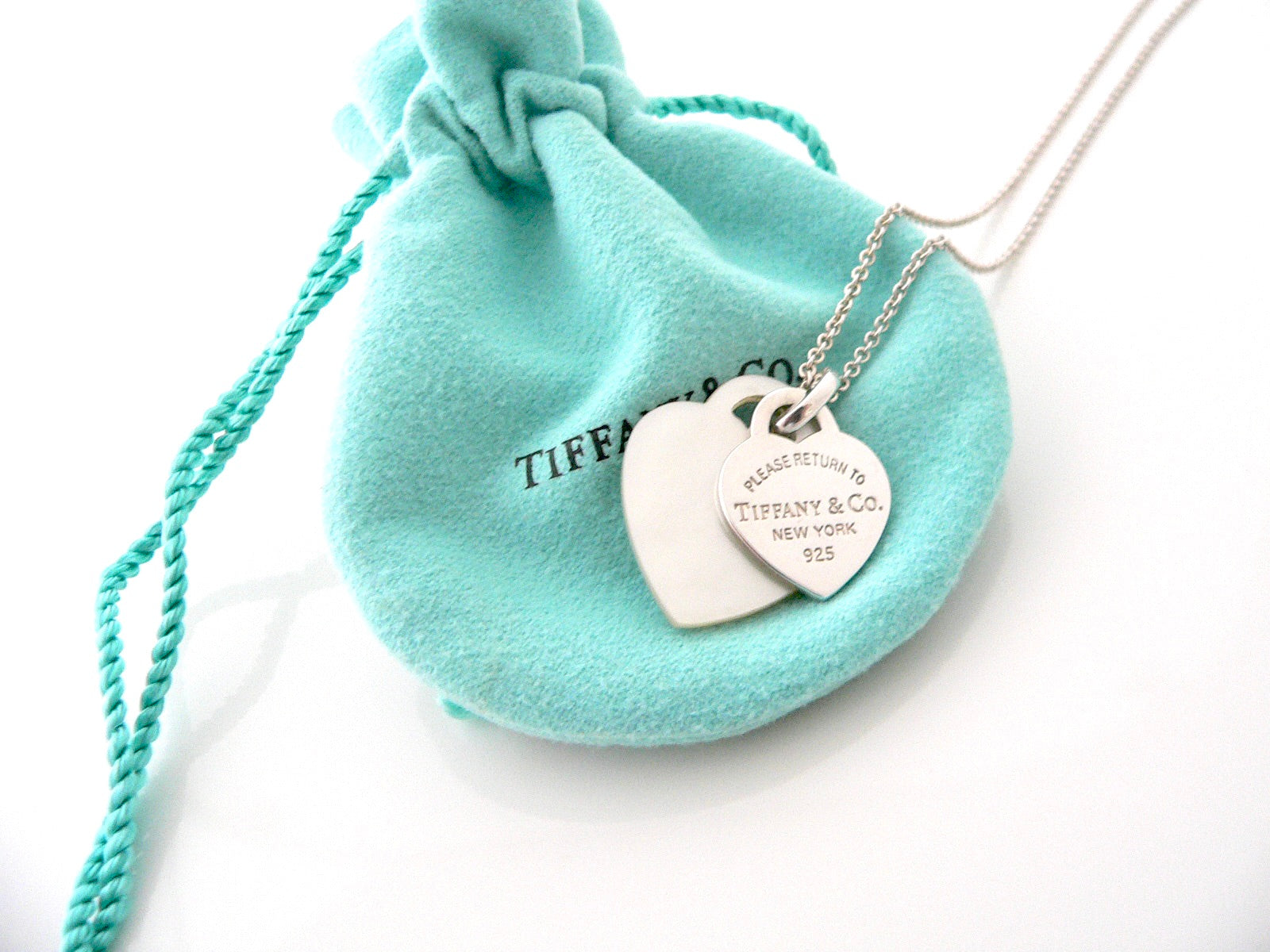 tiffany heart and pearl necklace