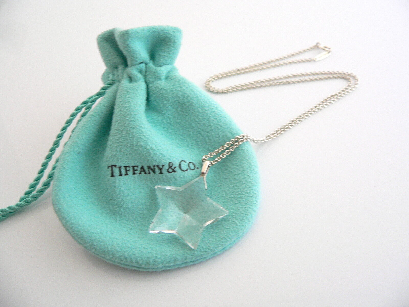 tiffany crystal necklace