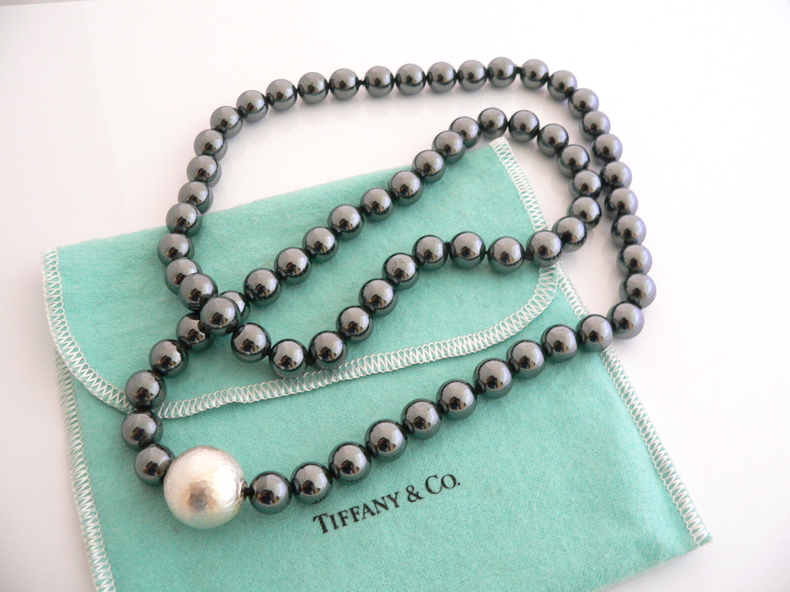 tiffany hematite necklace