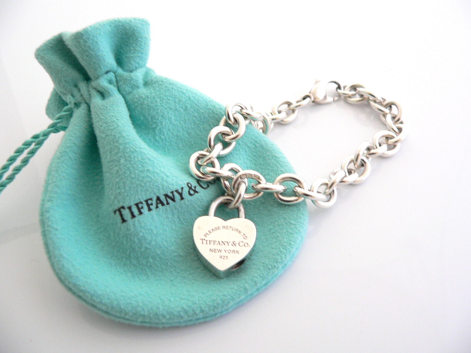 tiffany and co heart charm bracelet