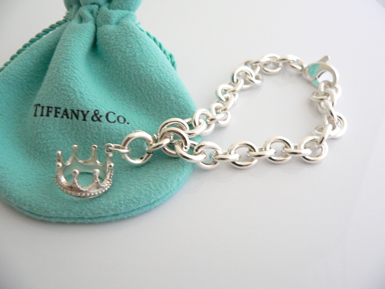 tiffany crown charm