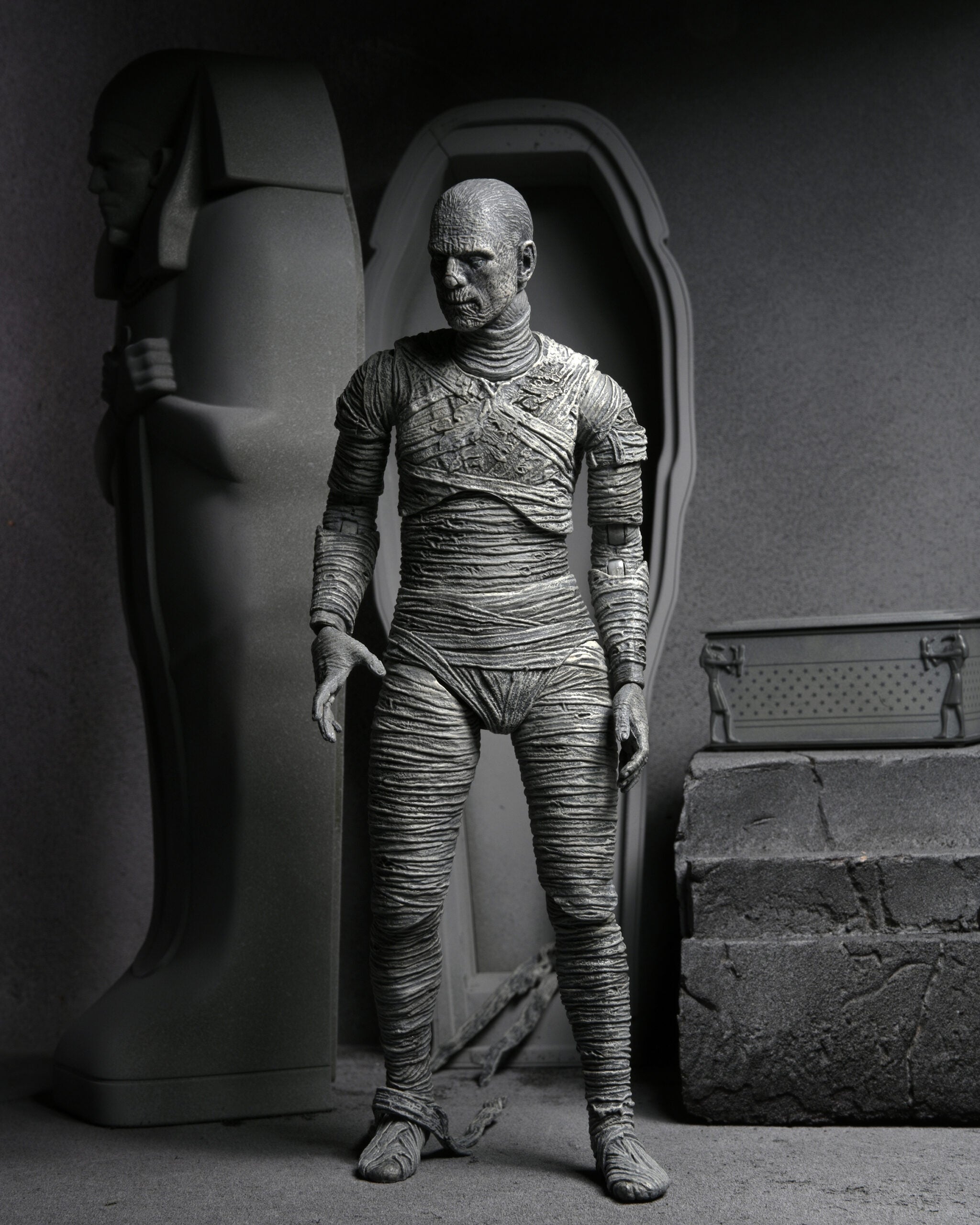 NECA - Universal Monsters - Ultimate Mummy (B&W) 7" Action Figure