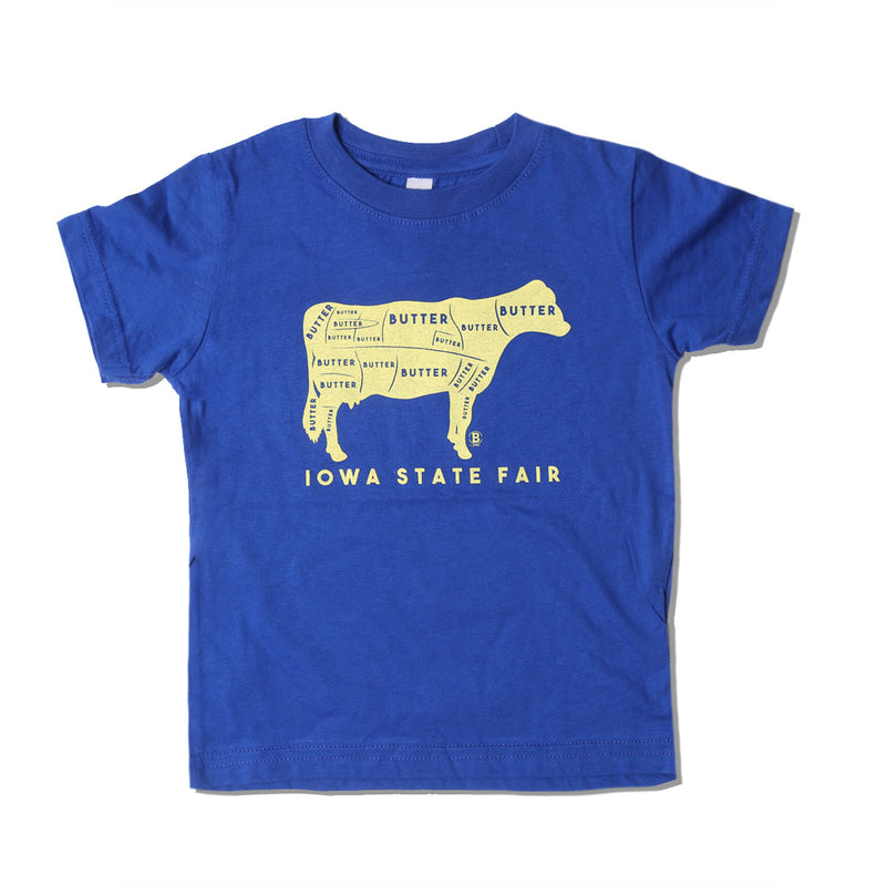 Iowa State Fair Butter Cow Kids TShirt Bozz Prints