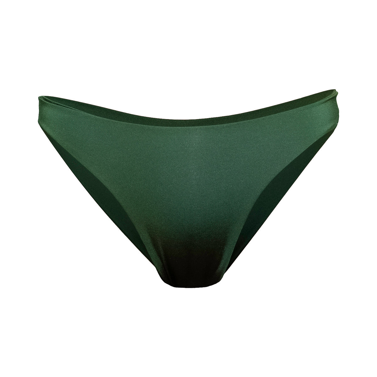 Green Bandeau Top and Ruched Bikini Bottom With Thick Straps, Sexy Bikini  Set, Adjustable Swimsuit, Thong and Brazil Bikini Bottom 