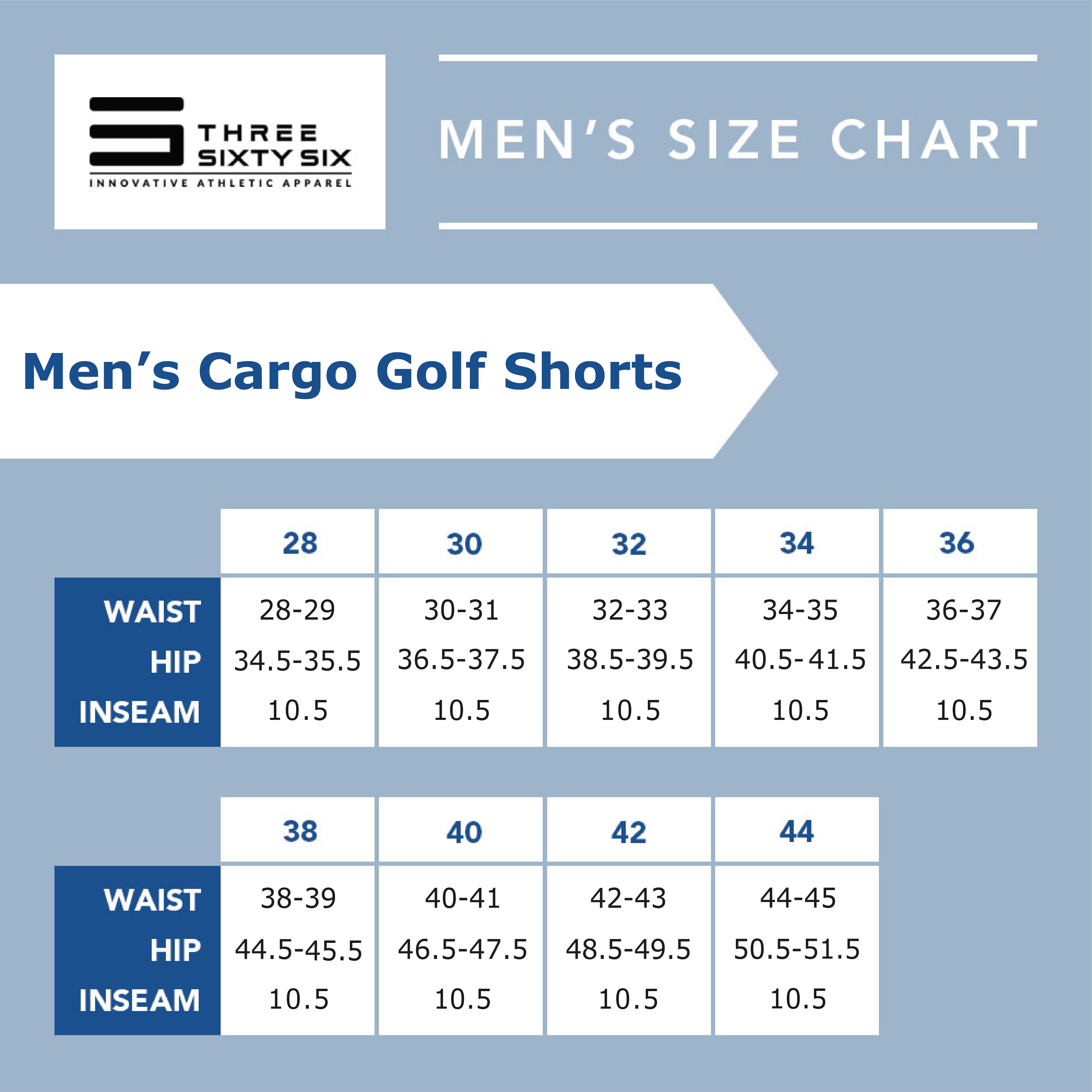 Mens Cargo Golf Shorts