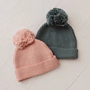 Knit Pom Hat - Le D Bug Boutique 