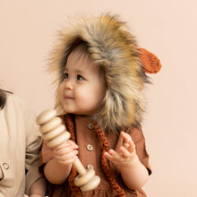 Load image into Gallery viewer, Lennon Lion Knit Kids &amp; Baby Hat - Cinnamon