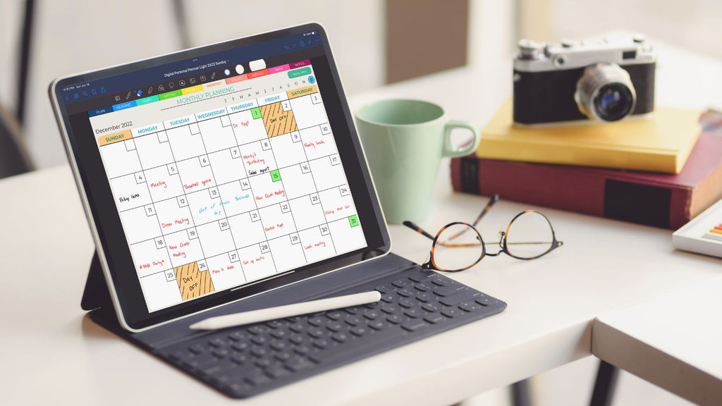 digital planner templates with apple pencil