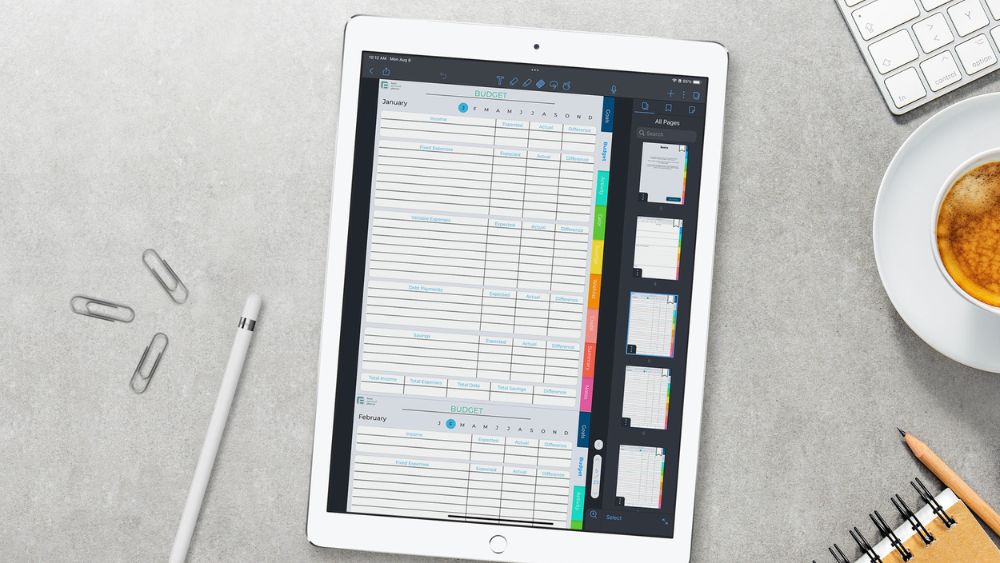 using digital planner with notability