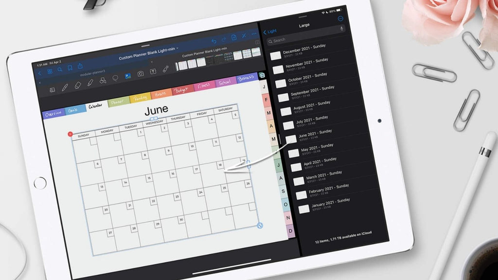 Customize your planner layout with our customizable planner. Example of calendar template.