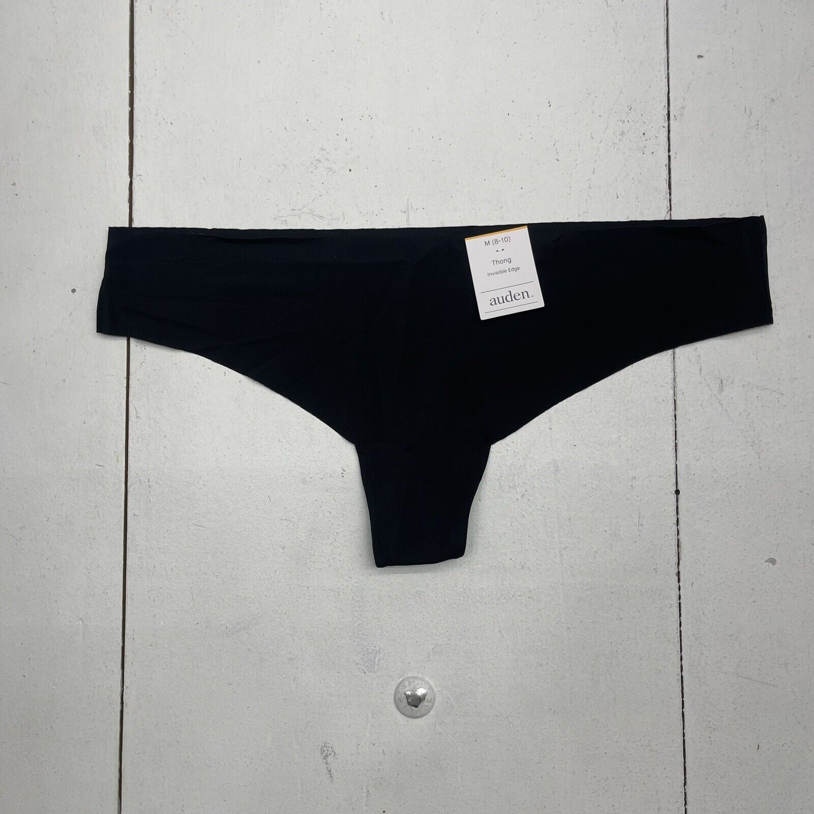 Auden Thongs Underwear L/XL Ruby and Black Undergarments Panties