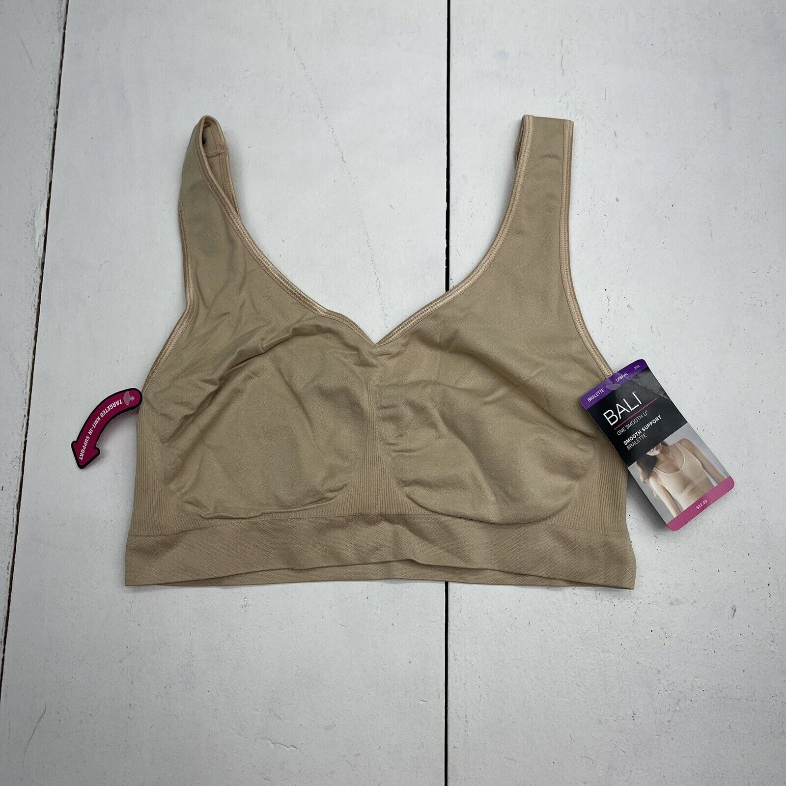 Bali Shapes & Support Wirefree Beige Bra Size Small - beyond exchange
