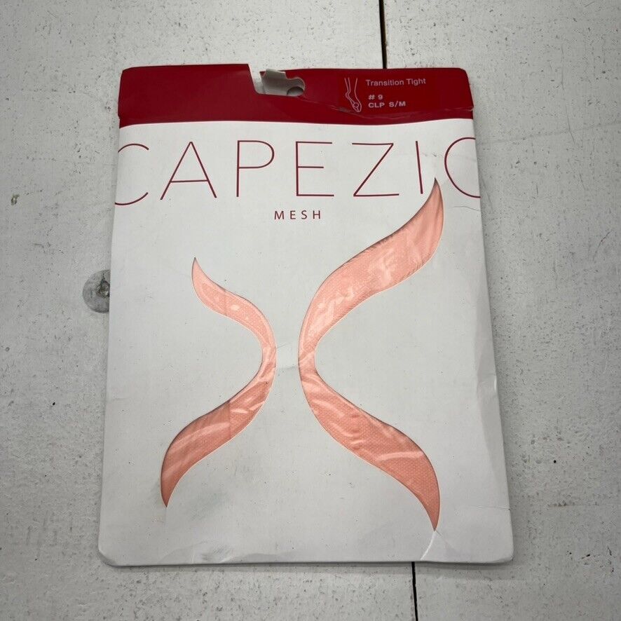 Capezio Pink Ultra Soft Self Knit Waistband Tights Women's Size L
