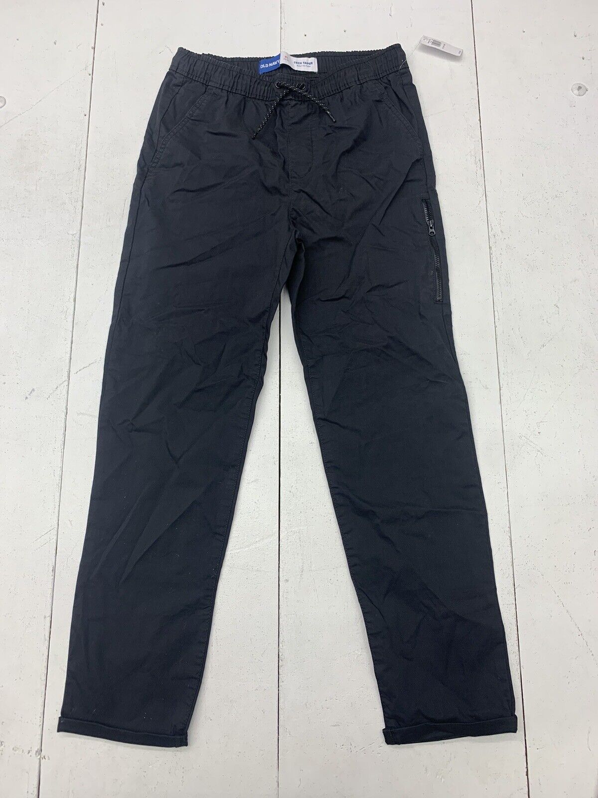 Old Navy Black Built-In Flex Twill Jogger Pants Boys Size XL NEW - beyond  exchange