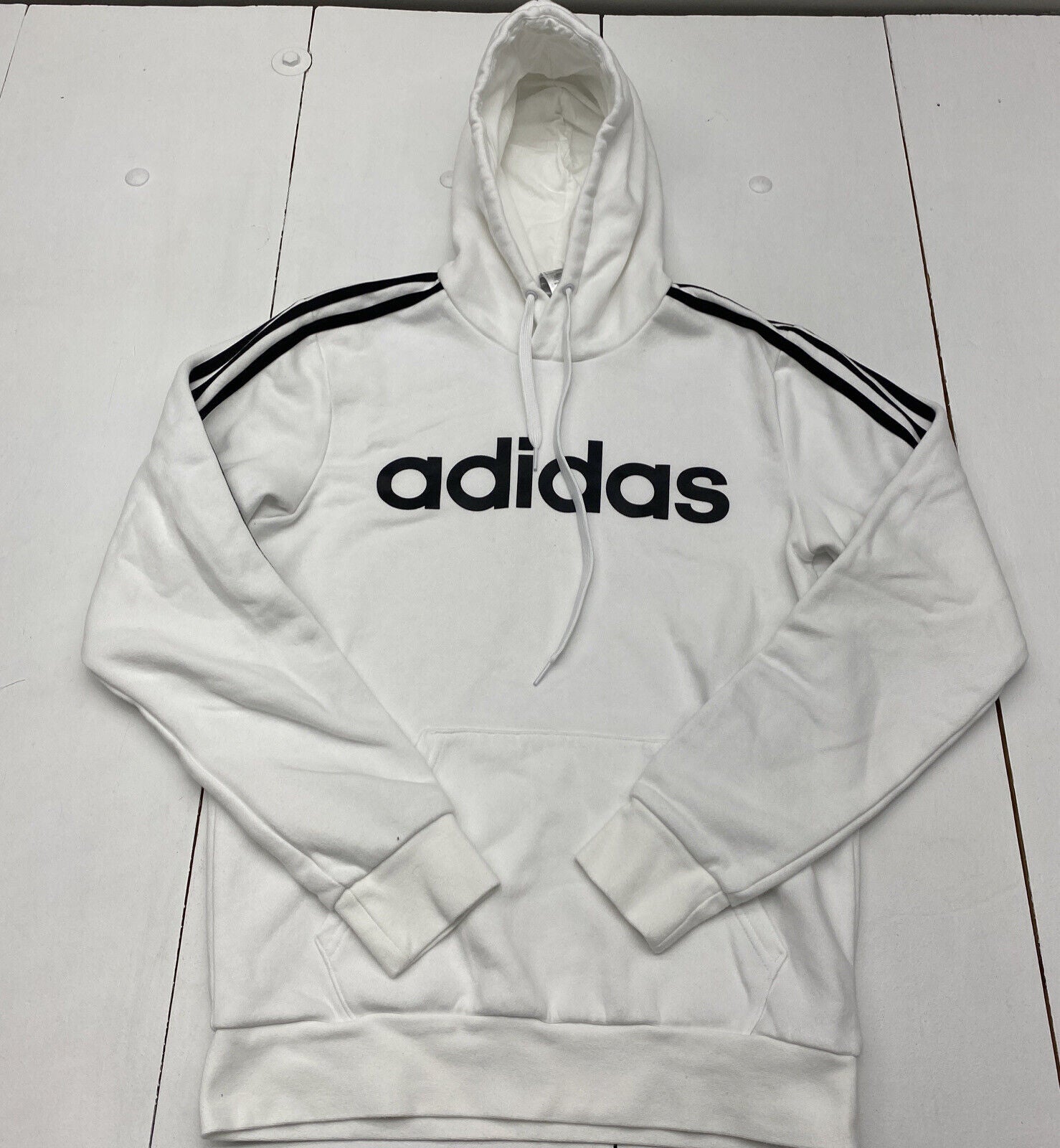 Adidas Hoodie 3-Stripe Logo White/Black - beyond exchange