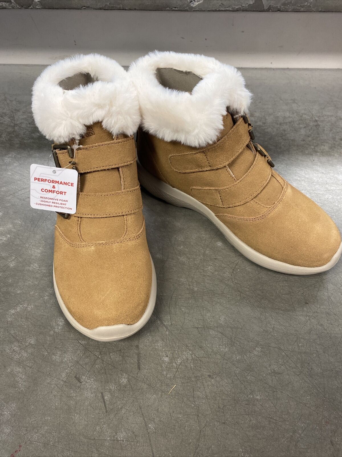 Skechers 144432 Chestnut￼ Tan ON THE GO CITY 2 Winter Fling Boots - exchange