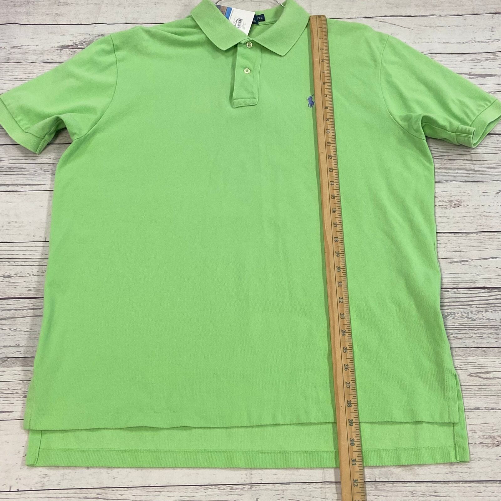 Polo Ralph Lauren Green Cotton Short Sleeve Polo Shirt Men Size XL - beyond  exchange