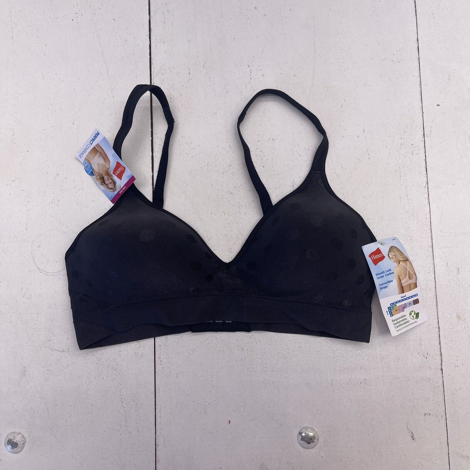 Hanes womens 2 Pack Bras Size 32/M