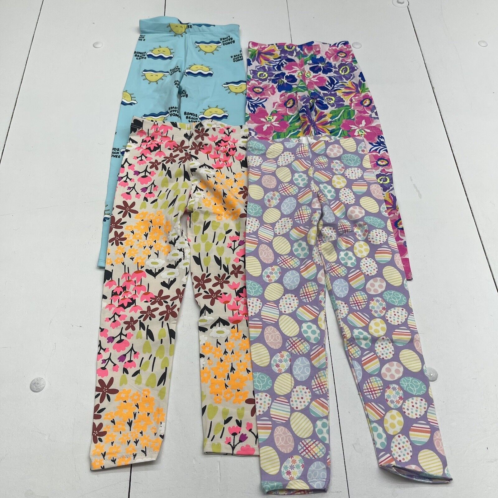H&M Multicolored 3 Pack Printed Leggings Youth Girls Size 10-12 NWOT -  beyond exchange
