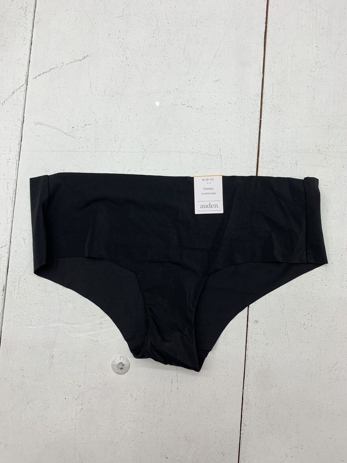 Women's Lace Trim Cheeky Underwear - Auden™ Black 1X