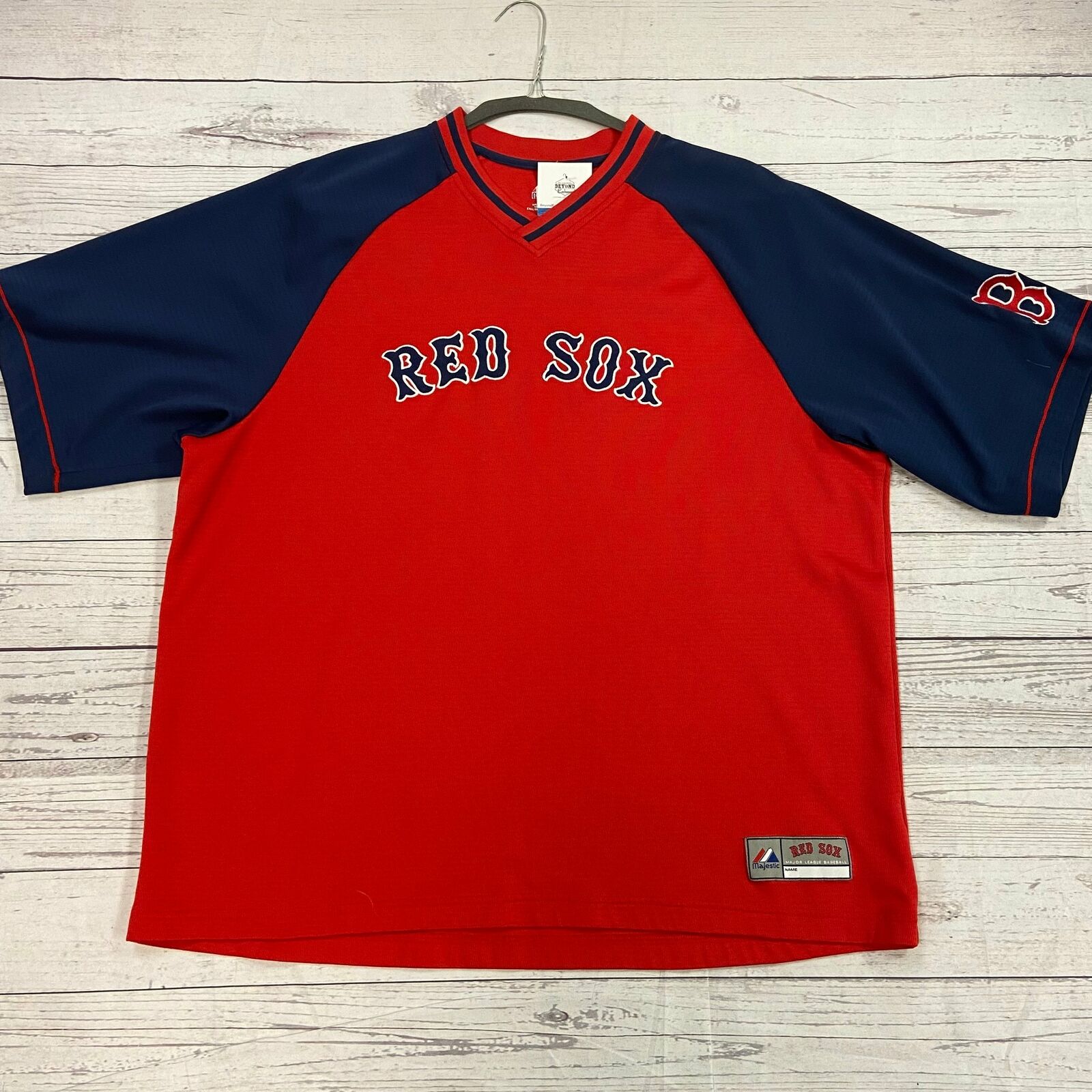 Majestic Boston Red Sox Red Graphic T-Shirt Men's Size XXL