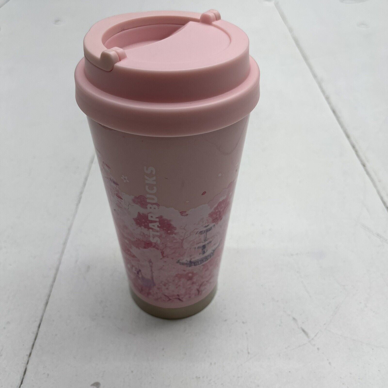 Starbucks Thailand Stainless Steel Knitting Bunnies Water Bottle