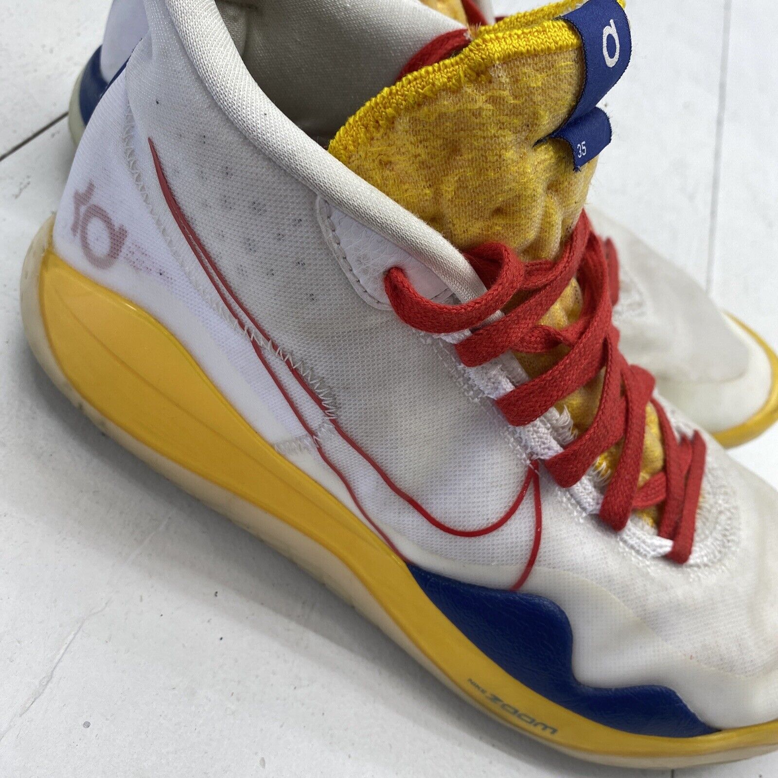 Nike Zoom Kevint Durant 12 Red/Yellow/Blue Basketball beyond exchange