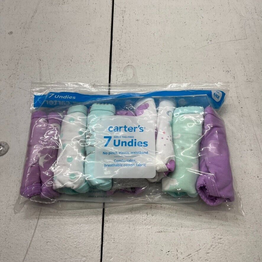 Carter's 2 Pack Unicorn Print Brief Underwear Girls Size 8 NEW - beyond  exchange