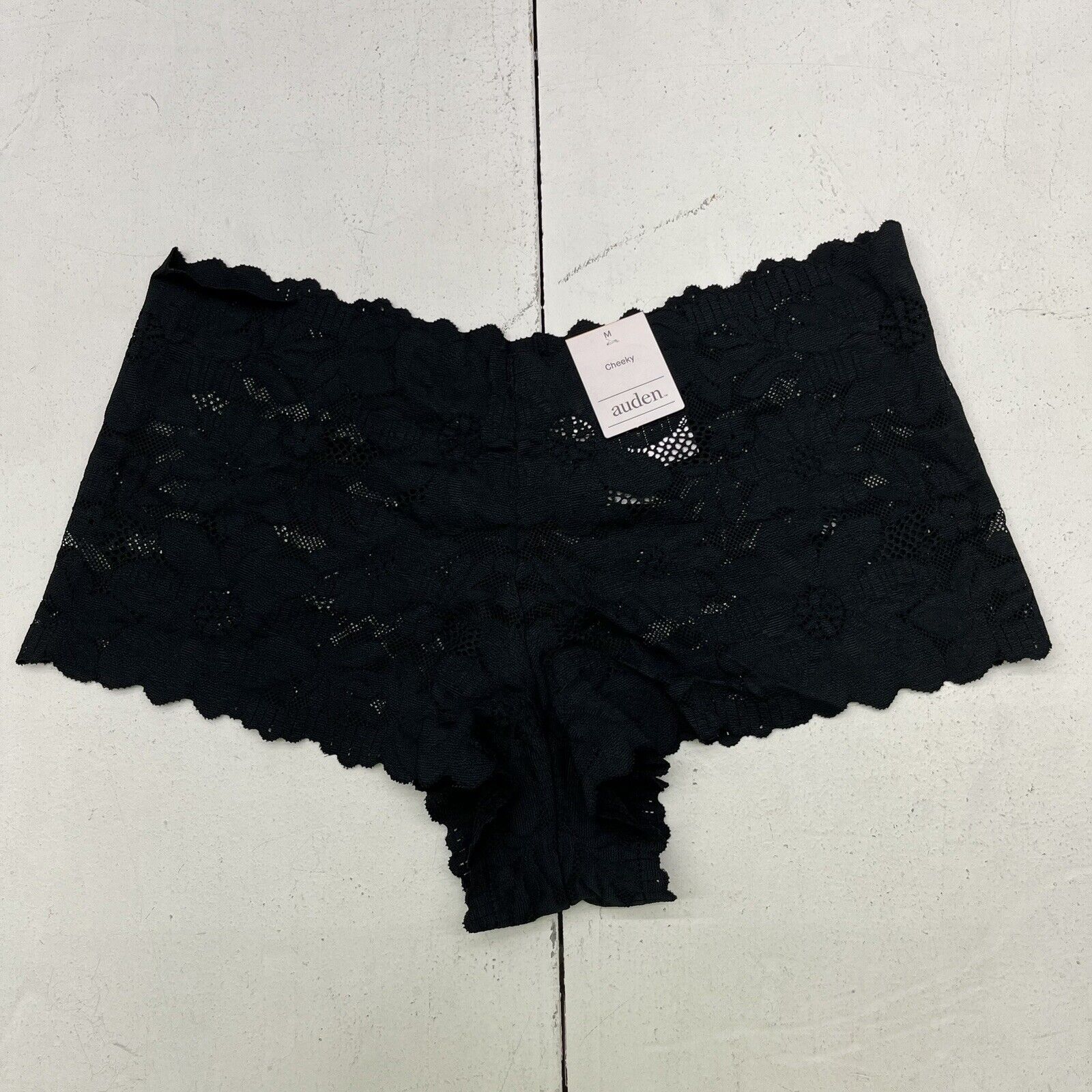 Auden Black Lace Cheeky Underwear Women's Size Medium New - beyond exchange