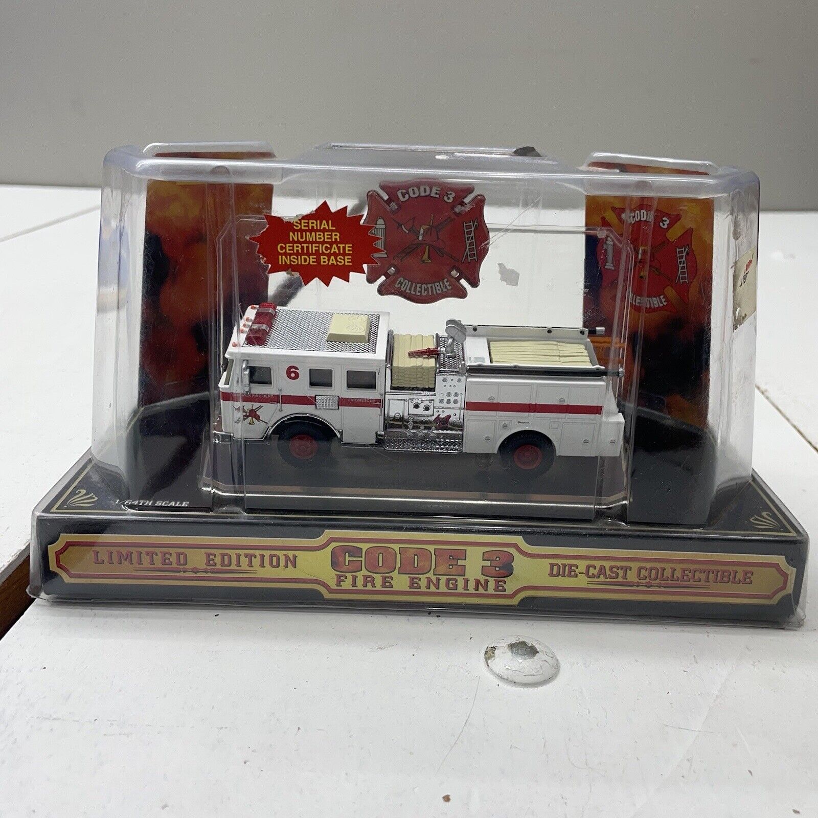 Code 3 Collectibles 1/64 Scale Seagrave Denver Fire Dept. #6 Fire