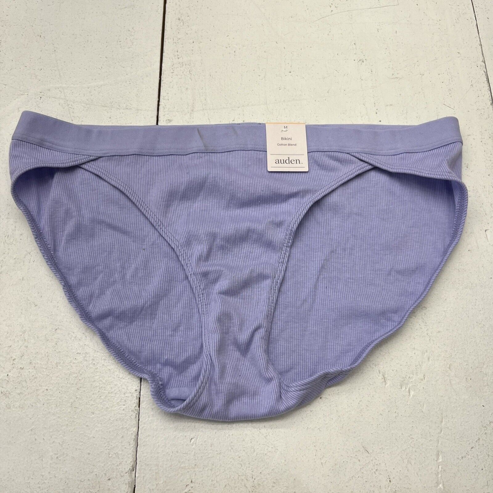Women's Striped Cotton Bikini Underwear - Auden Purple M