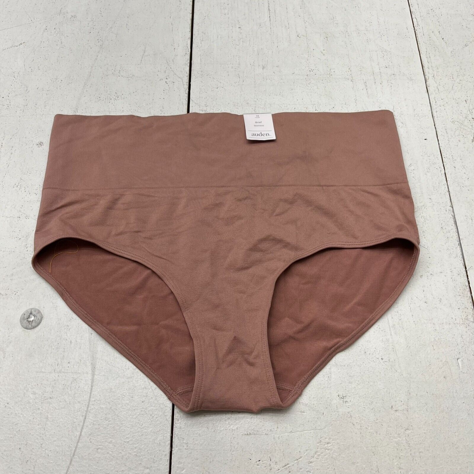 Auden Black Seamless Brief Underwear Women's Size 1X NEW - beyond