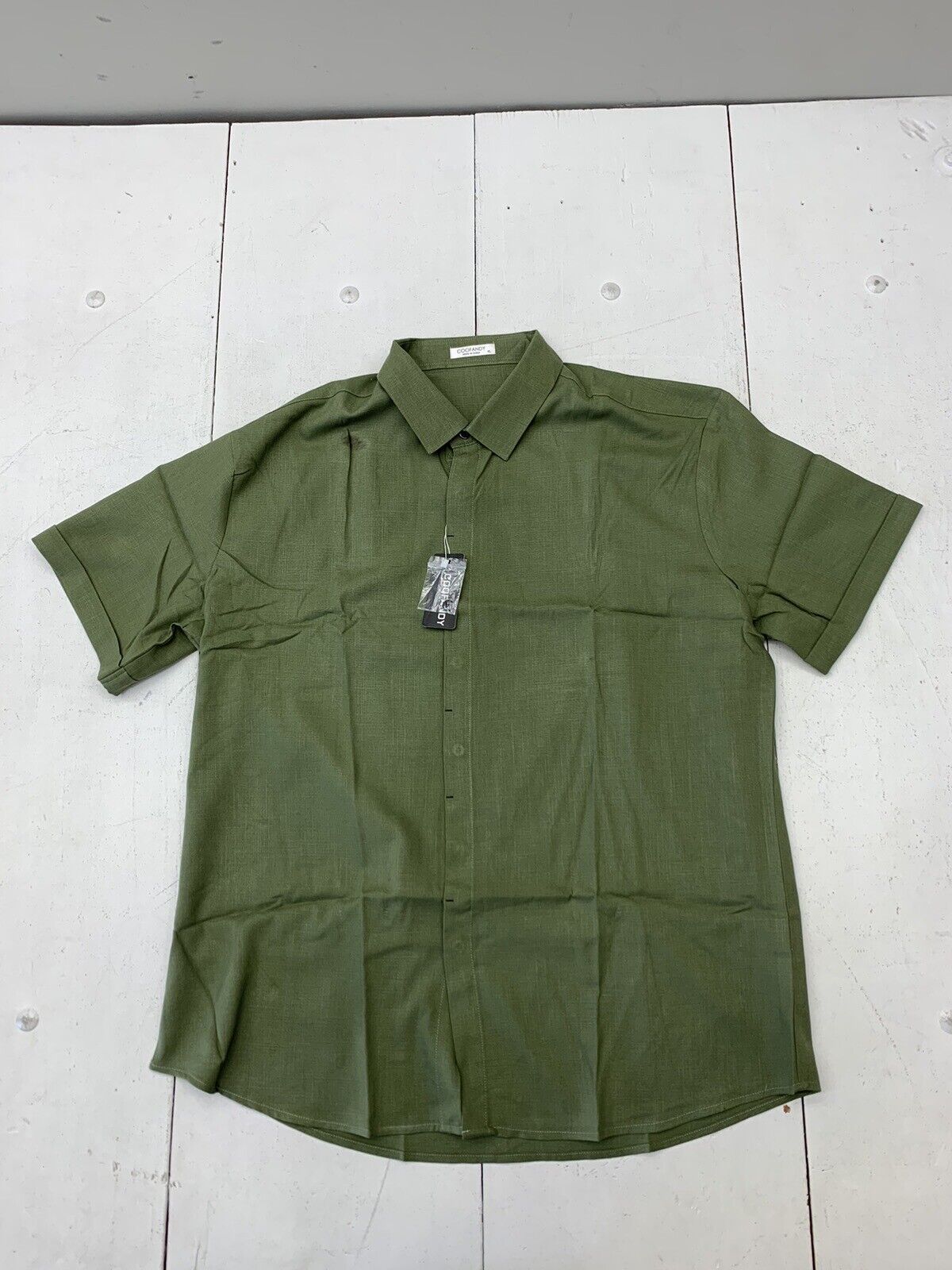 BPS/Tracker Men's Woven Employee Shirt - Green – BPS Coupa Punch Out
